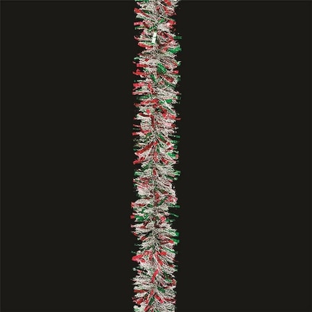 Garland Snow/Red/Green Deluxe